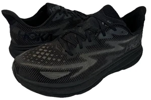 Hoka One One Clifton 9 Hombres 13 D Mediano Carretera Zapatos para Correr Triple Negro - Imagen 1 de 10