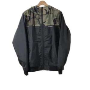 Auténtica chaqueta ligera Stussy - negra caqui multi para hombre - Imagen 1 de 6