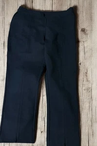 NEW Soft Surroundings Soft Essential Ponte Slim Ankle Pants Black Size LARGE - Picture 1 of 15