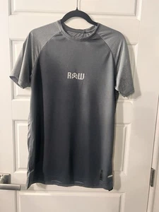 RawGear Bradley Martin Gray Sz Small Short Sleeve Performance Gym Active Fit - Picture 1 of 6
