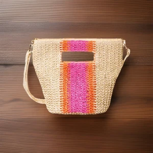 universal Thread Bag Co Beige, Pink Und Orange, Gr.Medium - Bild 1 von 2