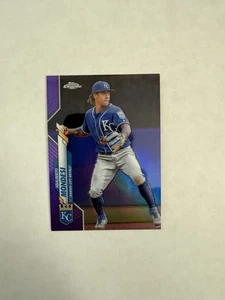 2020 Topps Chrome Purple Refractor /299 Adalberto Mondesi #31 Kansas City Royals - Picture 1 of 3