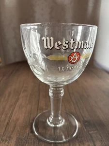 Belgian WESTMALLE Trappist 33 cl Chalice Beer Glass Goblet NEW ~ K94 - Picture 1 of 7