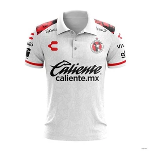 Polo personalizado LIGA MX Club Tijuana 2025/26 kits de visitante polo de rendimiento - Imagen 1 de 3