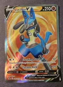 Lucario V SWSH213 Promo SWSH: Sword & Shield Promo Cards NM Fast Shipping - Picture 1 of 2