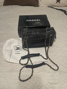 Vintage Chanel Double Chain Handbag  - Picture 1 of 15