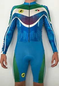 Castelli L Italia Italy Cycling suit singlet unisuit skinsuit l/s body paint - Picture 1 of 7