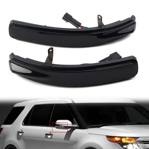 Pair Side Mirror Dynamic Turn Signal Sequential Light For Ford Explorer 2011-19