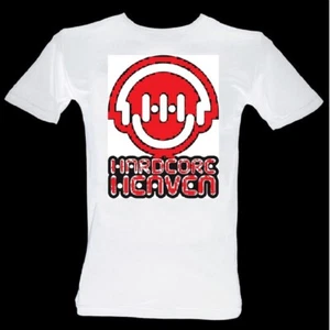 Hardcore Heaven - Classic Logo In Red- T-shirt  (Official Merchandise) - Picture 1 of 1