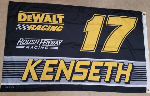 Matt Kenseth # 17 DEWALT DOUBLE SIDED 3 x 5 FLAG Cover