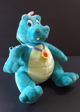 DRAGON TALES Sesame Workshop Plush Dragon 2002 #75301 Gund Stuffed 