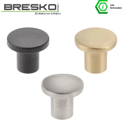 Möbelknauf Möbelknopf Möbelknöpfe Möbelgriff Knopf Knauf Schublade Schrank Stahl - Bild 1 von 2