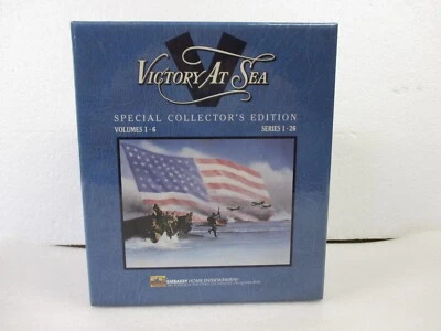 WWII VICTORY AT SEA  (VHS, 1984) 6 Volume Set Used- Collectors Edition - Image 1 of 4