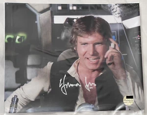 HARRISON FORD SIGNED HAN SOLO STAR WARS PHOTOGRAPH - AUTHENTICATED AUTOGRAPH! - Picture 1 of 3