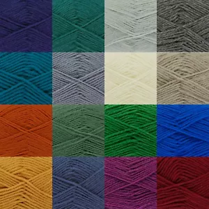 King Cole Merino Blend 4ply - 50g - 100% Superwash Merino Wool - Picture 1 of 36