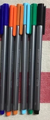 STAEDTLER (Triplus Fine-liner 344) Single Pens Good Quality 0.3mm Free Postage x - Image 1 of 4