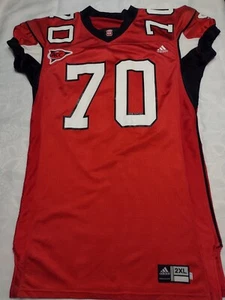 Authentic Adidas NC State Home Football Jersey #70 (2004-2007) 2XL - Picture 1 of 14