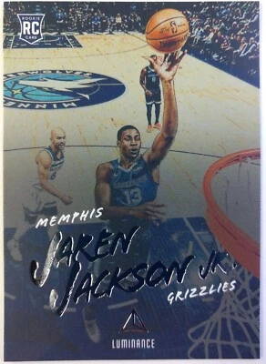 2018-19 Panini Chronicles Luminance Jaren Jackson Rookie RC #144, Grizzlies - Image 1 of 3