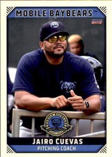 2019 Mobile BayBears Choice #27 Jairo Cuevas Pitching Coach Dominican Republic