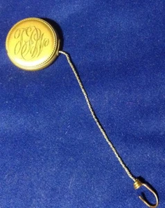 1903 KETCHAM & MCDOUGALL PIN with Catch Pull CHAIN for Eye Glasses Antique - Picture 1 of 4