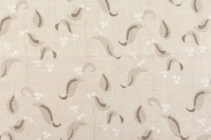 Heather Chadduck Handprint Linen Fabric- Lillieberrie / Natural 0.80 yd LIL-02-N - Picture 1 of 1