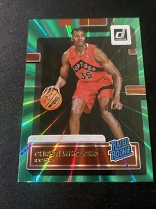 CHRISTIAN KOLOKO 2022-23 Donruss Rated Rookie GREEN LASER HOLO FOIL SP RC #233 - Picture 1 of 2