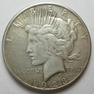 1923-S Silver Peace Dollar (#67ad) - Picture 1 of 2