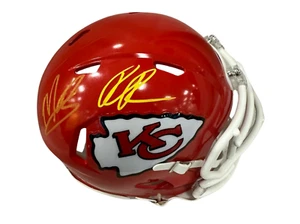 Marquise Brown & Rashee Rice Signed Kansas City Red Mini Autographed Football He - Picture 1 of 3