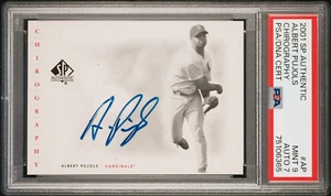 Auténtico Albert Pujols 2001 SP quirografía en tarjeta automático novato RC PSA 9 automático 7 - Imagen 1 de 2