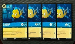 X1 Flounder Voice of Reason 145/204 Disney Lorcana Trading Card Common NON FOIL - Picture 1 of 1