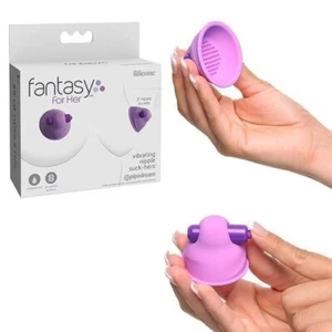 Fantasy For Her Vibrating Nipple Suck-Hers Nipple Suckers Vibe Vibrator - Picture 1 of 12