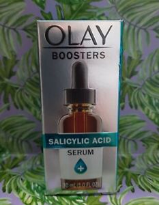 Olay Salicylic Acid Face Serum, Acne Treatment & Exfoliating Booster 1 OZ , NIB.