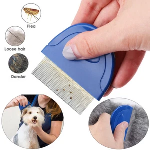 Flea Comb Cats Dogs Pet Hair Grooming Tool Deworming Brush Dog Cat Cleaning Tool - Picture 1 of 8