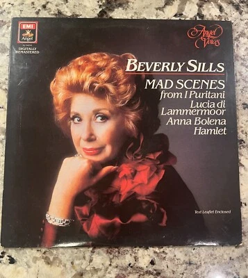 BEVERLY SILLS LP - MAD SCENES Angel AV-34016 1985 - Image 1 of 3