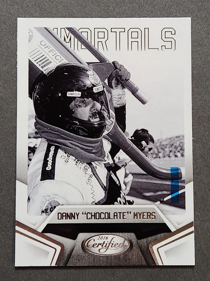 2016 Panini Certified NASCAR Racing Immortals #65 Danny "Chocolate" Myers - Image 1 of 2
