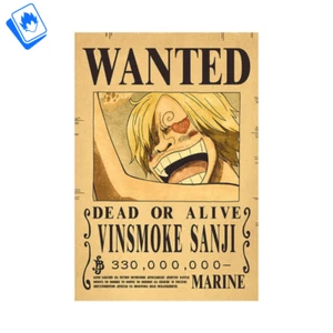 Poster One Piece VINSMOKE SANJI 42x28.5 cm Carta Kraft Gialla - Picture 1 of 4