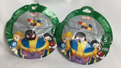 *NUEVO* ¡Paquete de pila misteriosa Disney Marvel Tsum Tsum Series 5! Lote de dos (2) paquetes Foto 1 de 4