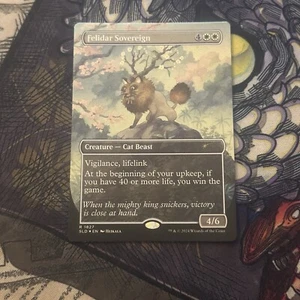 Felidar Sovereign Borderless Foil, MTG Single, Secret Lair Rare 1827 - Foto 1 di 4
