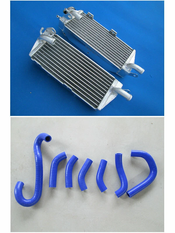 FOR 1984-1988 Husqvarna Husky AE/CR/WR/XC 400/430/500 Aluminum Radiator and Hose Foto 1 de 4
