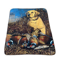 The Northwest Co Micro Raschel Plush Soft Throw Blanket Hunting Dog 50"x60"