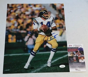 Dan Fouts signed San Diego Chargers 11x14 photo autographed HOF 3 JSA - Picture 1 of 2