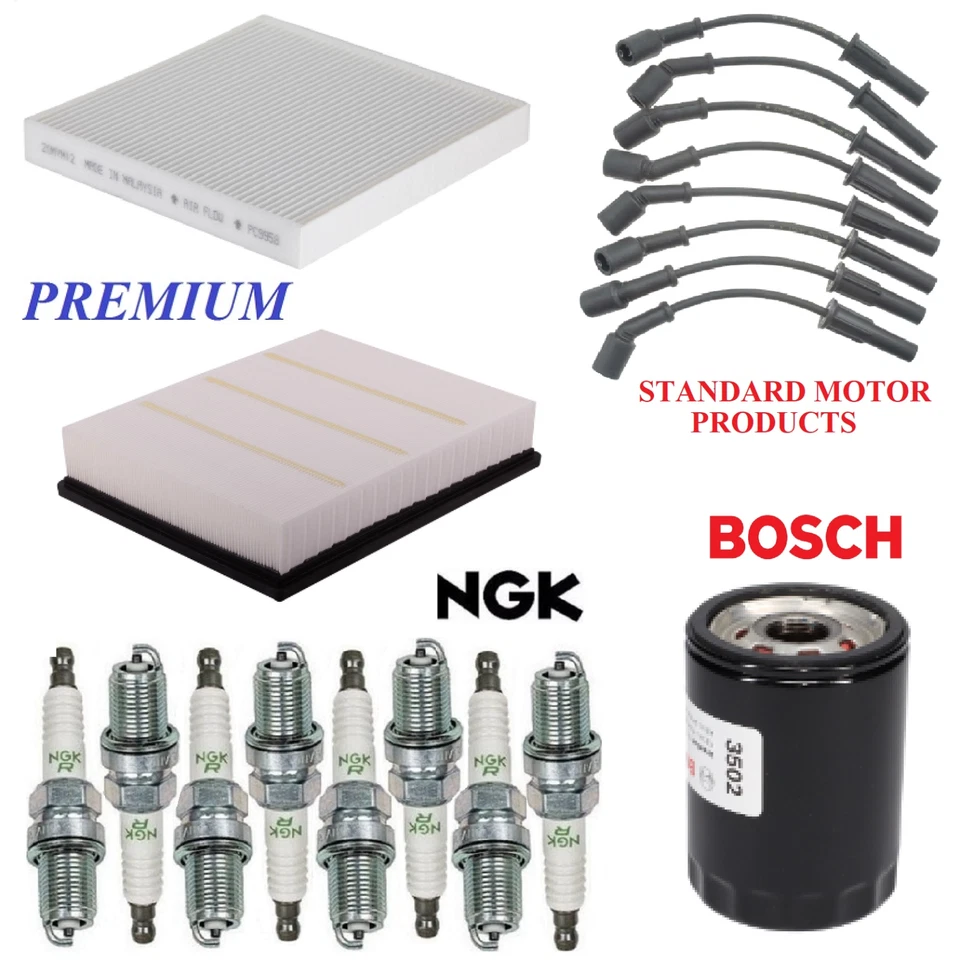 Kit de afinación filtros bujías de cable para GMC YUKON V8 5,3 L y 6,2 L 2015-2020 Foto 1 de 1