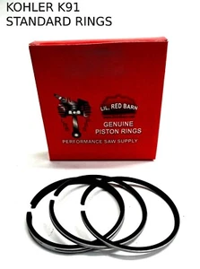NEW STANDARD PISTON RINGS FITS KOHLER K91 K90 4HP CAST IRON ENGINE PART 230801-S - Picture 1 of 1