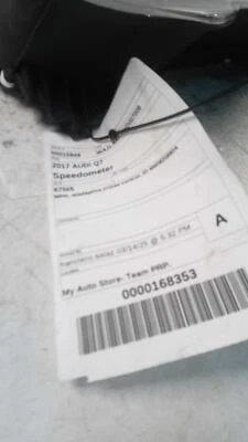 Medidor de velocímetro usado se adapta a: Audi Q7 MPH 2017 con identificación de control de crucero adaptativo 4M092 Foto 1 de 4