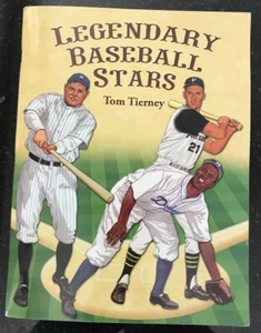 LEGENDÄRE BASEBALLSTARS VON TOM TIERNEY RUTH COBB GEHRIG CLEMENTE OTT - Bild 1 von 5