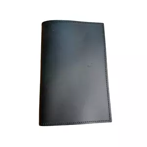 Leather Police Notebook Cover Document Pocket Book Holder Black Ex Police - Picture 1 of 5
