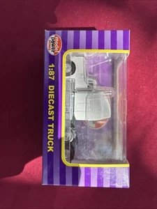 1:87 Model Power Minis Diecast Truck White Peterbuilt Item 20101 Metal - Picture 1 of 6