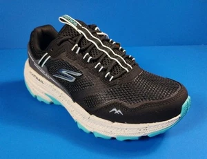 Zapatos SKECHERS-Nuevos-Mujer Negro/Aqua GORun Trail Altitude 2.0 Barranco-Talla 5 - Imagen 1 de 12