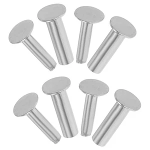 4 Paia Rivetti Manico Coltello Cucina Lavoro Acciaio Inox Riparazione Pop - Foto 1 di 12