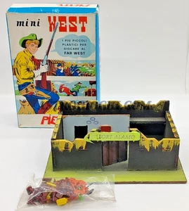 MINI WEST SOLDATINI TEX WILLER PIEFFE FORTINO FORT ALAMO VINTAGE '70 NEW IN BOX - Picture 1 of 11